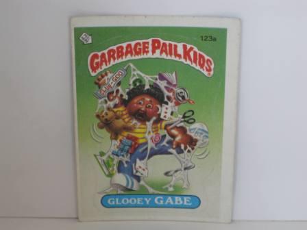123a Glooey GABE [No (C)] 1986 Topps Garbage Pail Kids Card